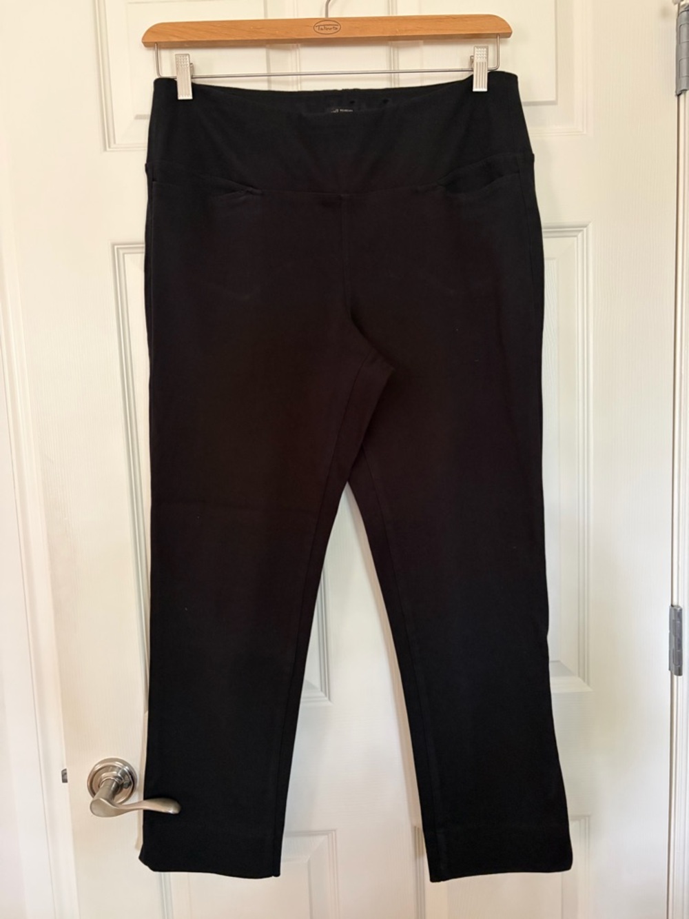 J. Jill Wherever Smooth-Fit Jeans Black Straight Leg